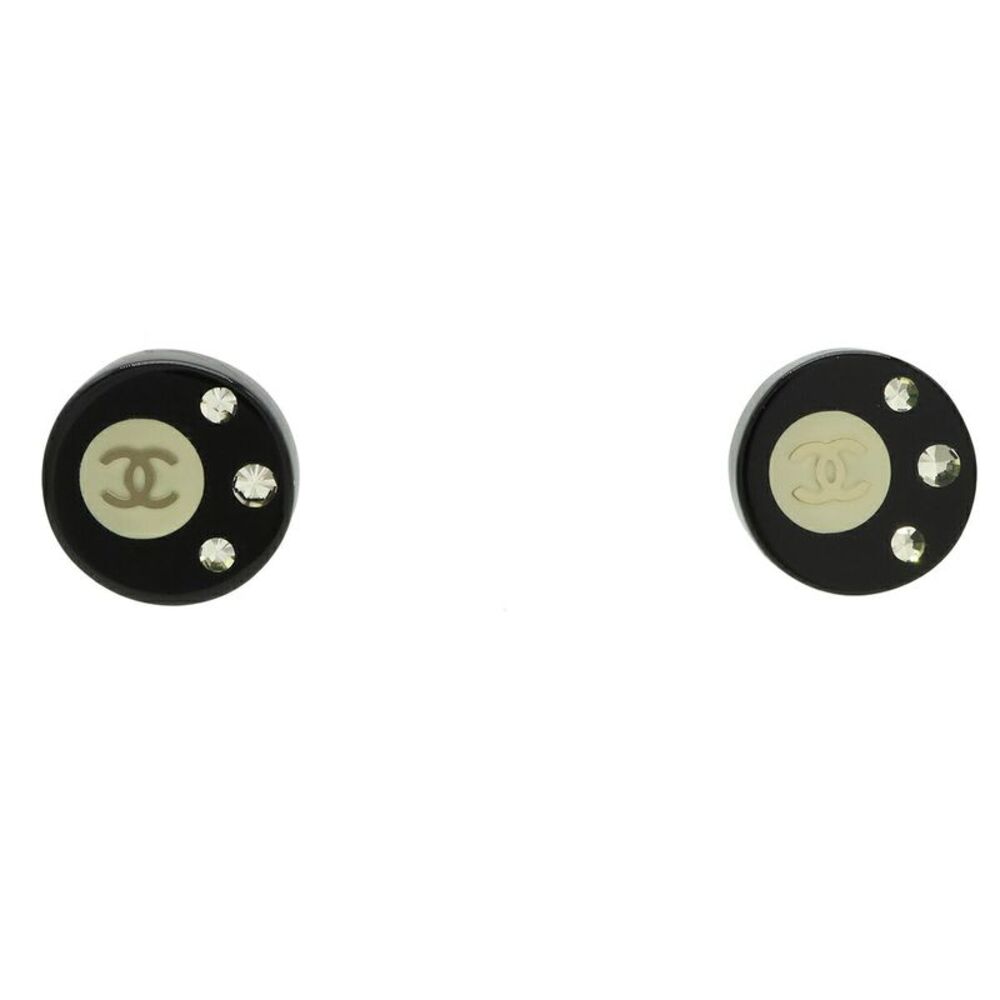 Chanel Coco Mark Rhinestone Earrings